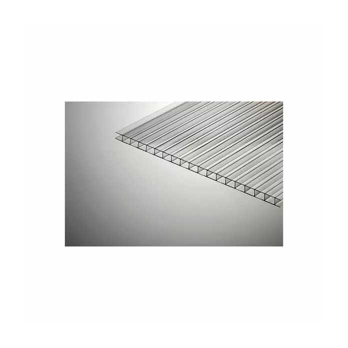 Сотовый поликарбонат 6 мм КОЛИБРИ прозрачный 2100х6000 мм